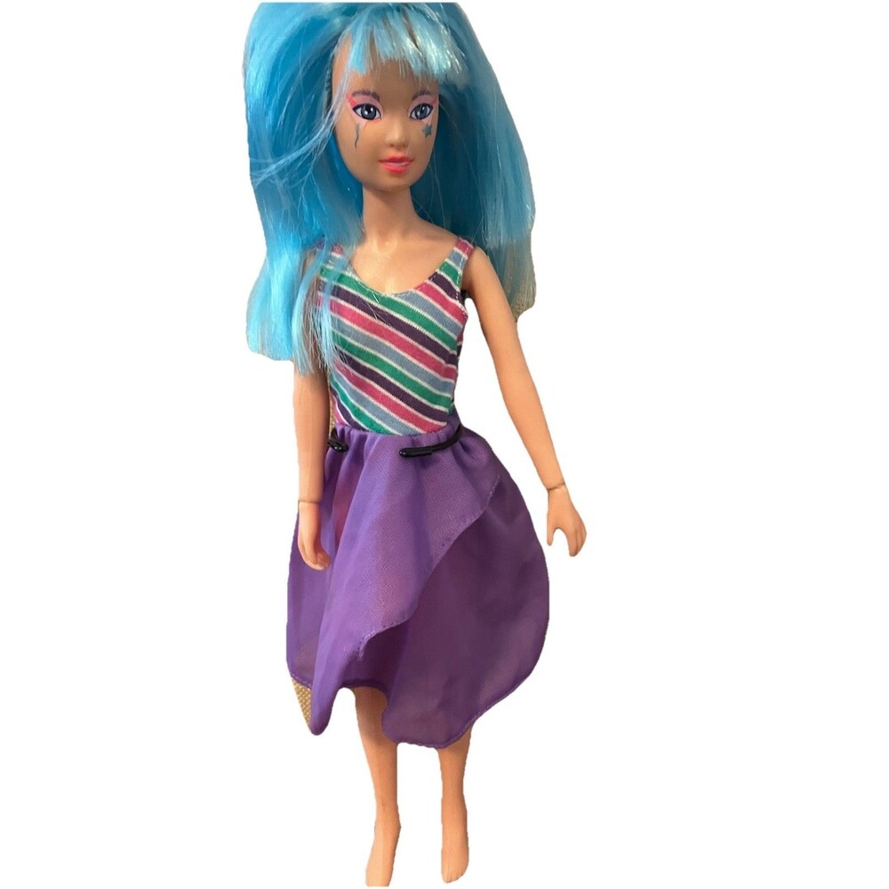 1985 AJA Vintage Jem and the Holograms Doll Blue Hair